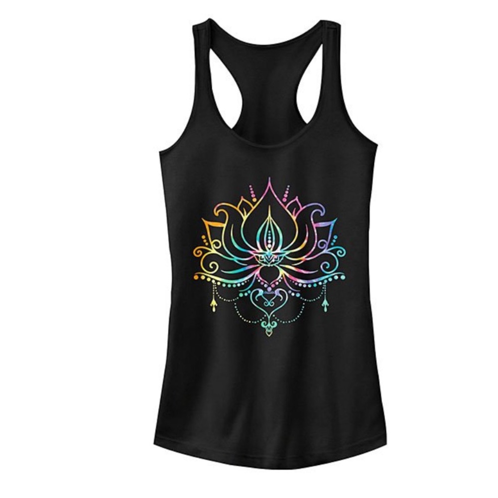 Black Lotus Bloom Racerback Tank